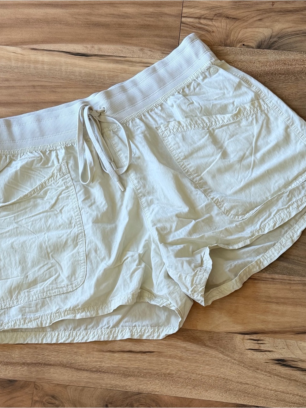 Calia White Elastic-Waist Athletic Shorts
